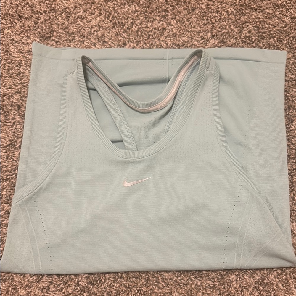 NIKE Light blue tank top